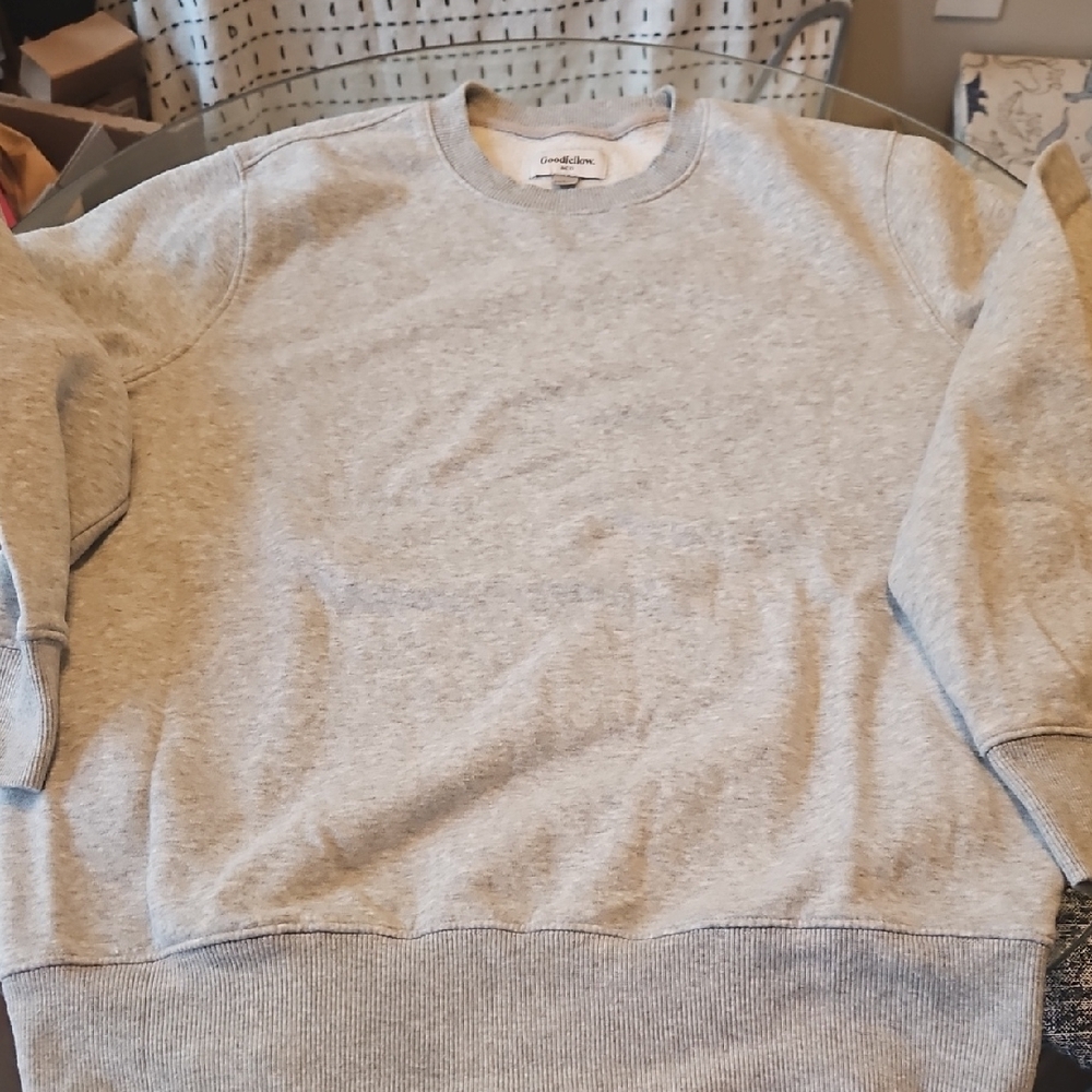 Men's Goodfellow & Co. Light Gray Soft Crewneck Sweater Size Large - Picture 6 of 10